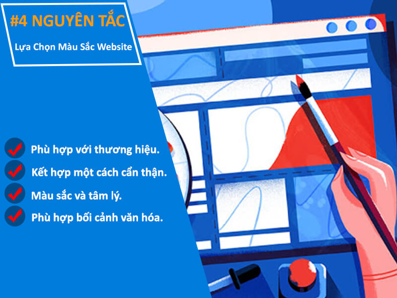 Nguyên Tắc Lựa Chọn Màu Sắc Phù Hợp Khi Thiết Kế Website