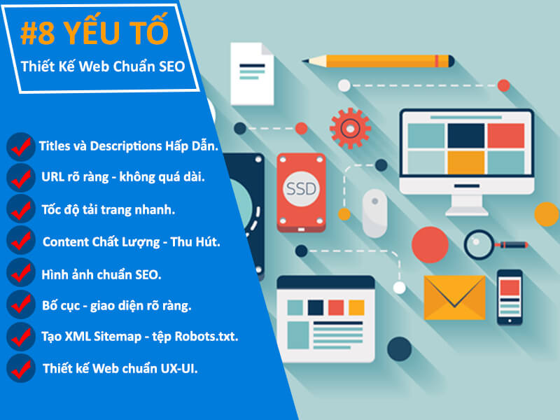 Thiết Kế Web Chuẩn SEO Cần Những Yếu Tố Nào?